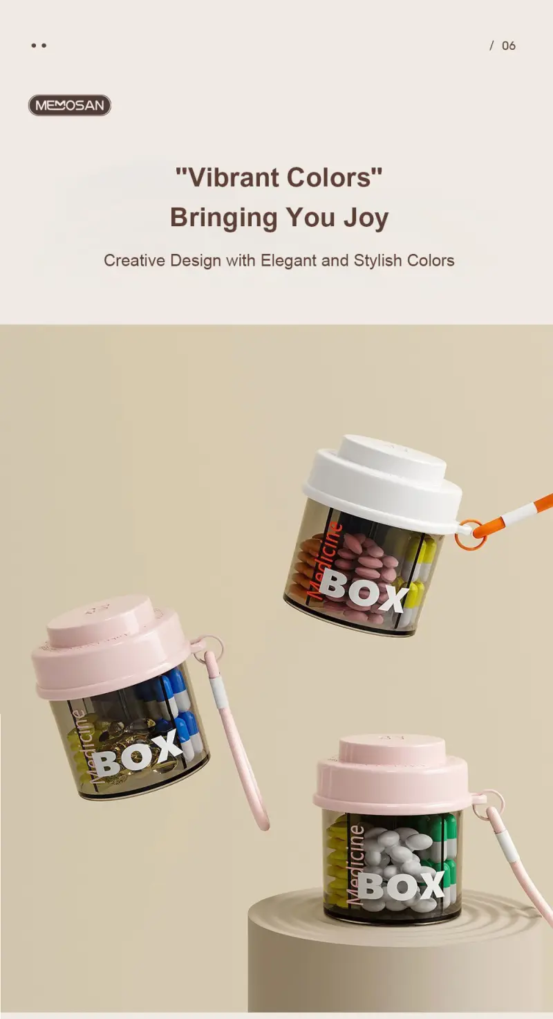 Rotating Pill Box Organizer BS1295J (8)