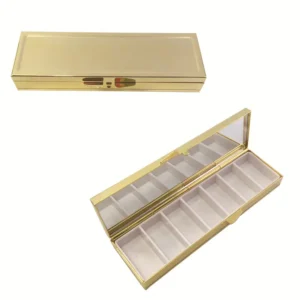 Stainless Steel Medicine Organizer Box with Mirror (1)