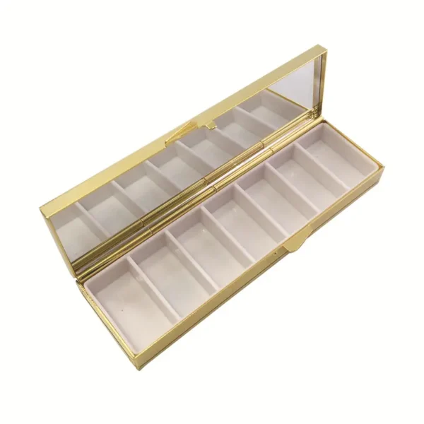 Stainless Steel Medicine Organizer Box with Mirror (3)