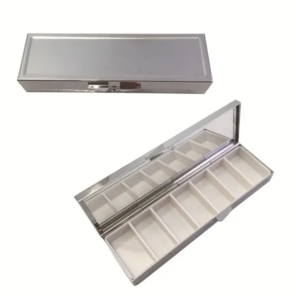Stainless Steel Medicine Organizer Box with Mirror (4)