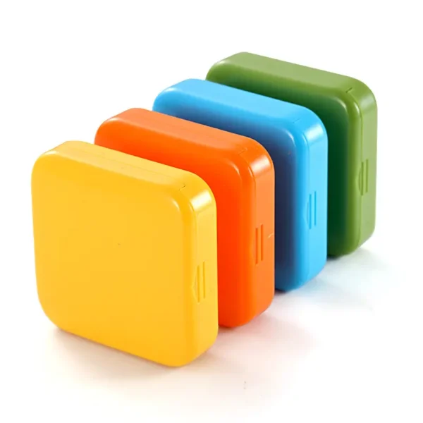 Travel Pill Organizer 2 Grids Push Pull Style (12)