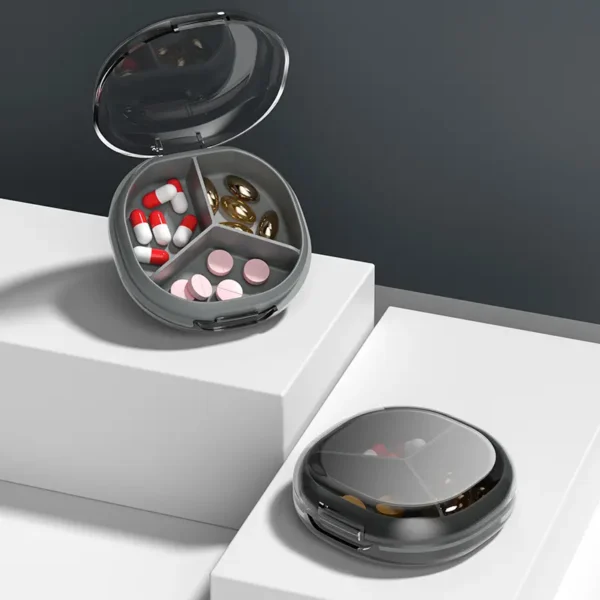 Waterproof 3 Compartment Travel Pill Box (14)