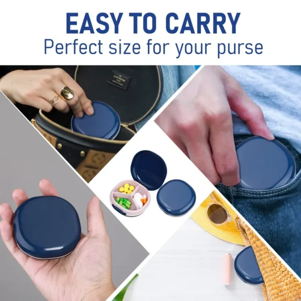 Waterproof 3 Compartment Travel Pill Box (7)
