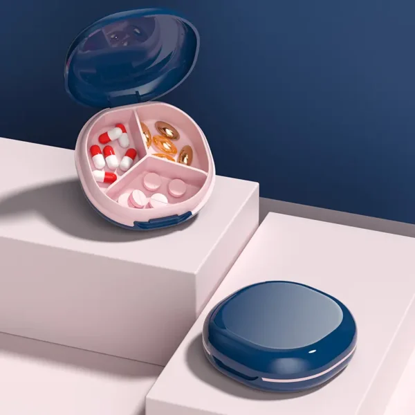 Waterproof 3 Compartment Travel Pill Box (9)