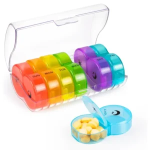 Weekly AM PM Pill Organizer (1)
