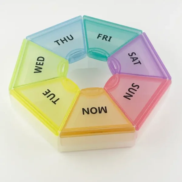 Weekly Heptagonal Pill Box (2)