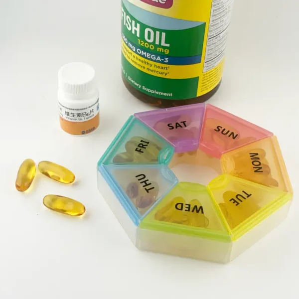 Weekly Heptagonal Pill Box (6)