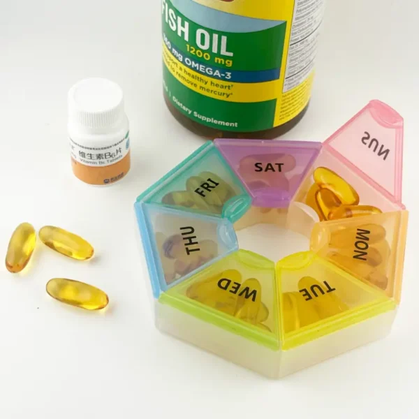 Weekly Heptagonal Pill Box (7)