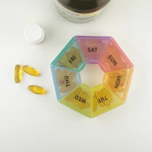 Weekly Heptagonal Pill Box (9)