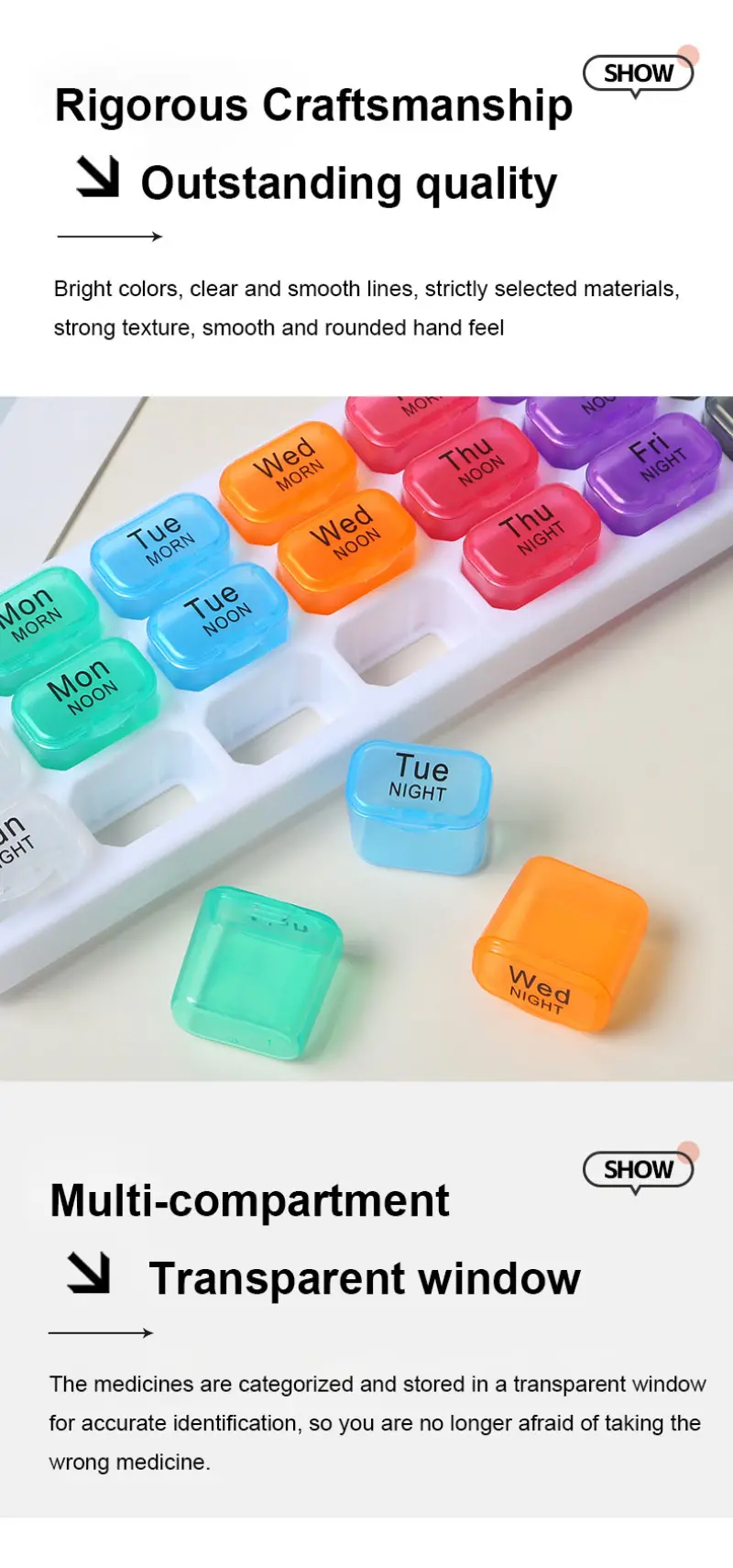 Weekly Pill Organizer (10) Weekly Pill Organizer (10)