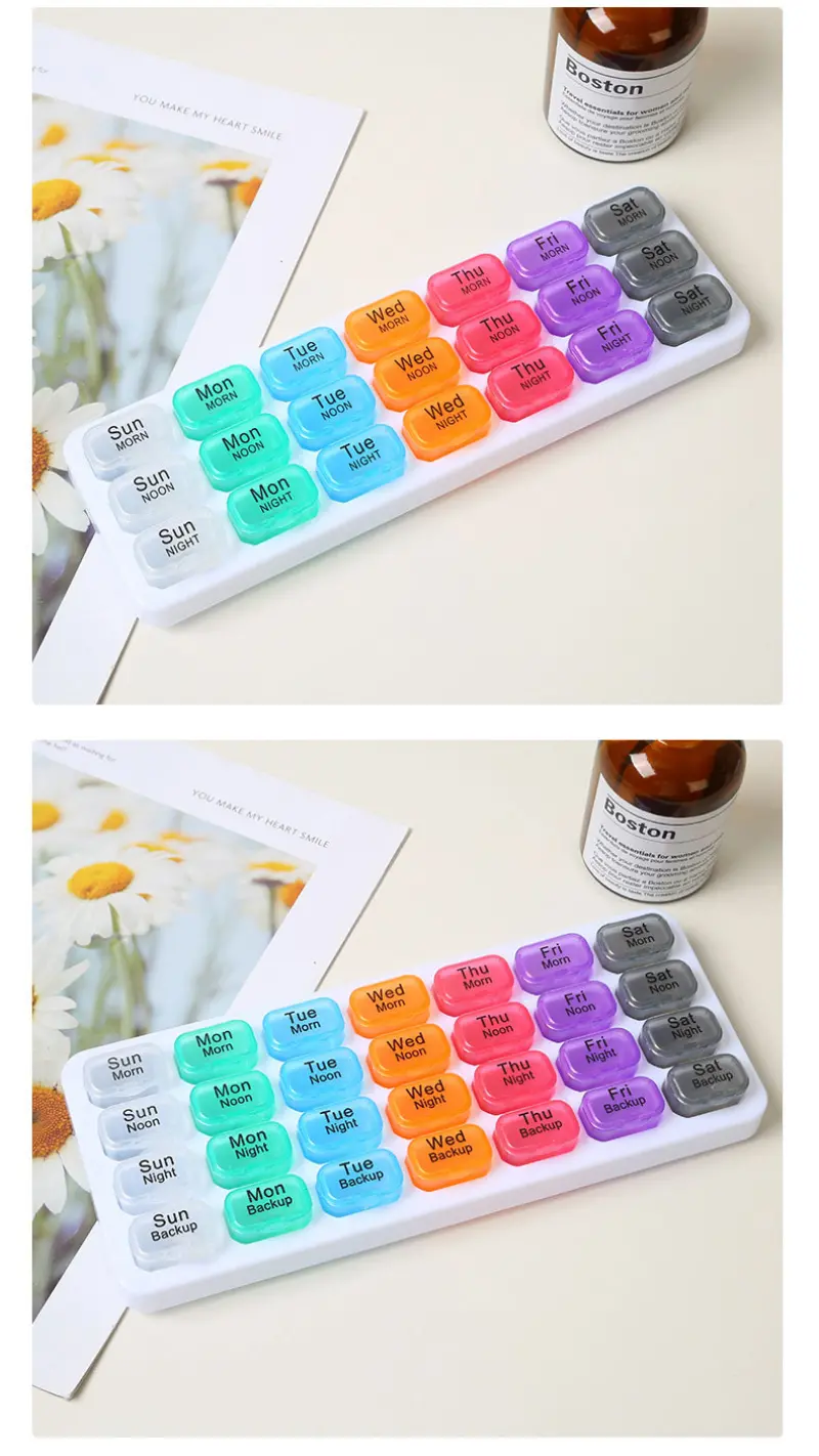 Weekly Pill Organizer (12)