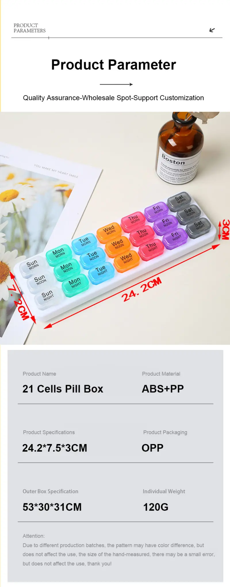 Weekly Pill Organizer (5)