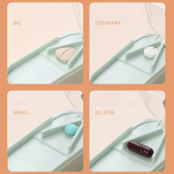 Wholesale Medicine Pill Cutter Box Portable Pill Grinder Splitter with Storage Case (22)