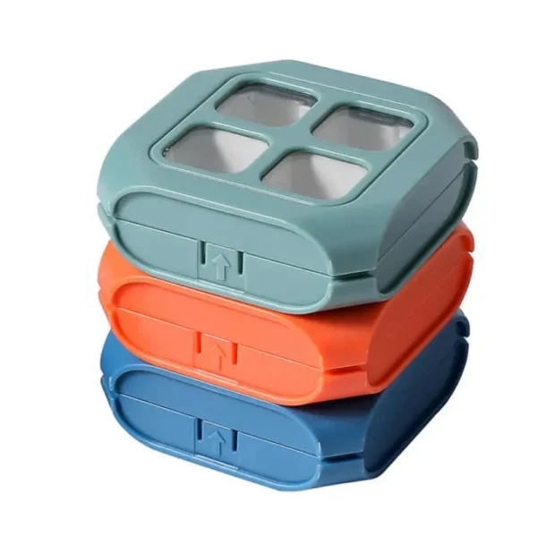 Wholesale Moisture proof Pill Box Portable Mini Model Sealed Pill Box Small Pill Storage Box (1)