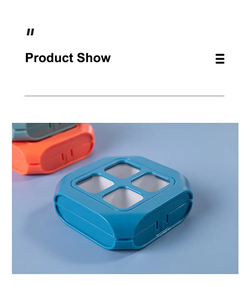 Wholesale Moisture proof Pill Box Portable Mini Model Sealed Pill Box Small Pill Storage Box (4)