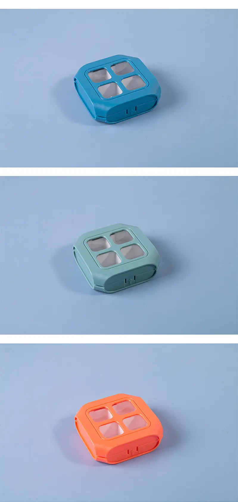Wholesale Moisture proof Pill Box Portable Mini Model Sealed Pill Box Small Pill Storage Box (8)