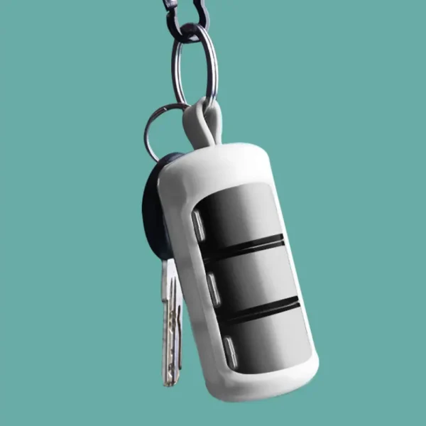 Wholesale New Keychain Pill Case Mini Plastic Keychain Pill Box (9)
