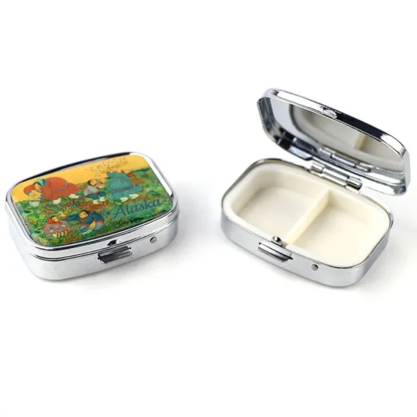 Wholesale Travel Souvenir Metal Pocket Pill Box Mini Portable Aluminium Alloy Pill Case (16)