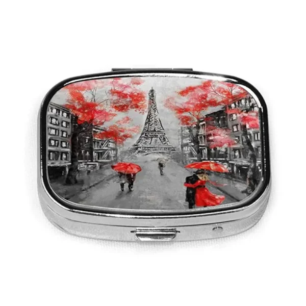 Wholesale Travel Souvenir Metal Pocket Pill Box Mini Portable Aluminium Alloy Pill Case (2)