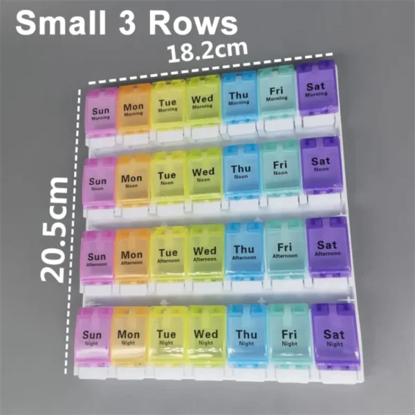 good quality 7 day best selling plastic pill box (1)