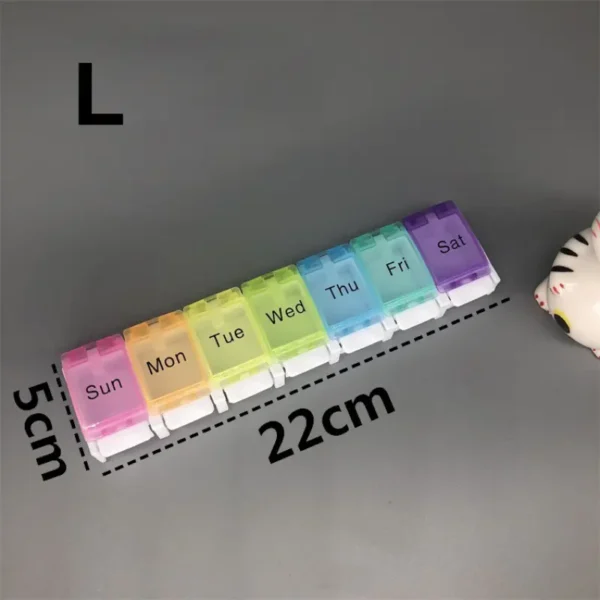 good quality 7 day best selling plastic pill box (4)