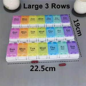 good quality 7 day best selling plastic pill box (5)