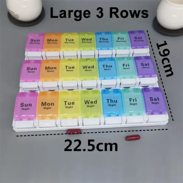 good quality 7 day best selling plastic pill box (5)
