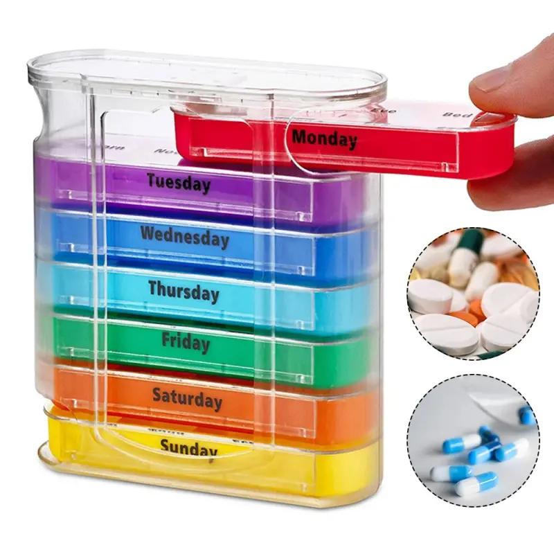 Drawer Type Weekly Pill Box – BS0106J-T