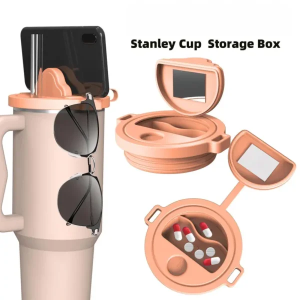 2 in 1 Pill Box with Foldable Water Cup (4)