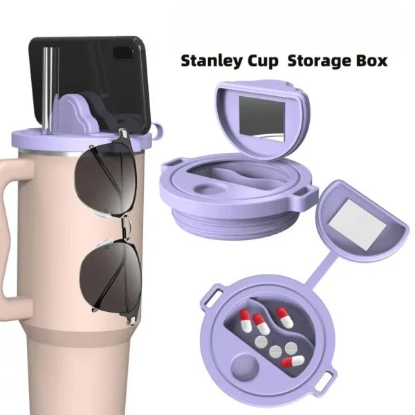 2 in 1 Pill Box with Foldable Water Cup (6)