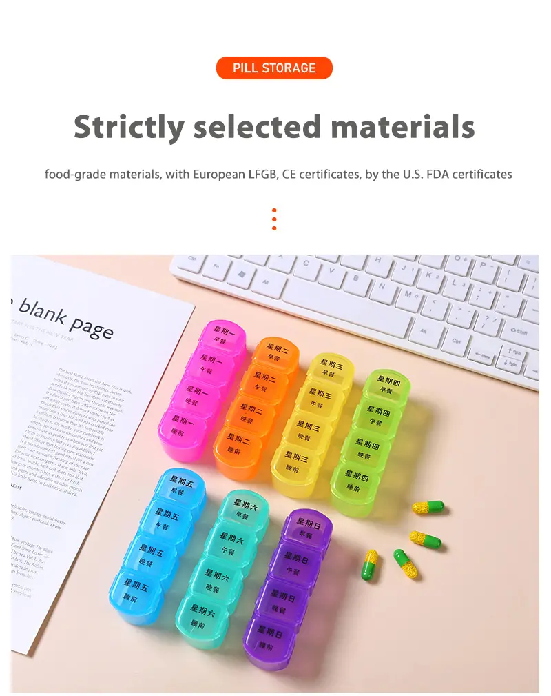 7 Day Pill Organizer 4 Times a Day BS1310J (5)