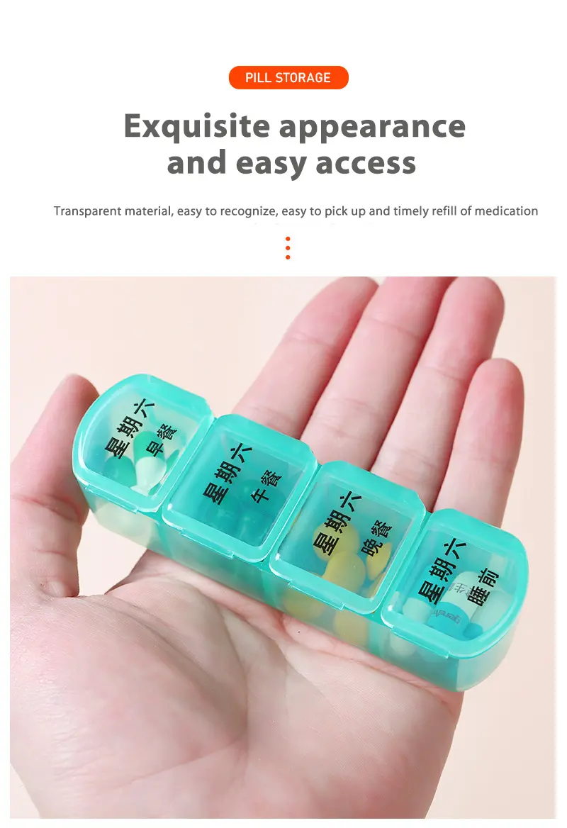 7 Day Pill Organizer 4 Times a Day BS1310J (6)