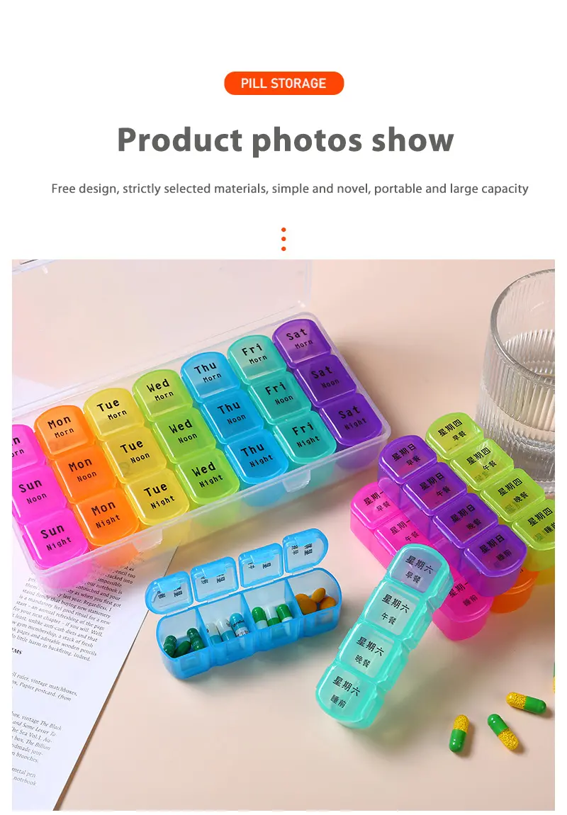 7 Day Pill Organizer 4 Times a Day BS1310J (8)