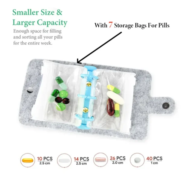 7 Day Reusable Pill Pouch Organizer (8)