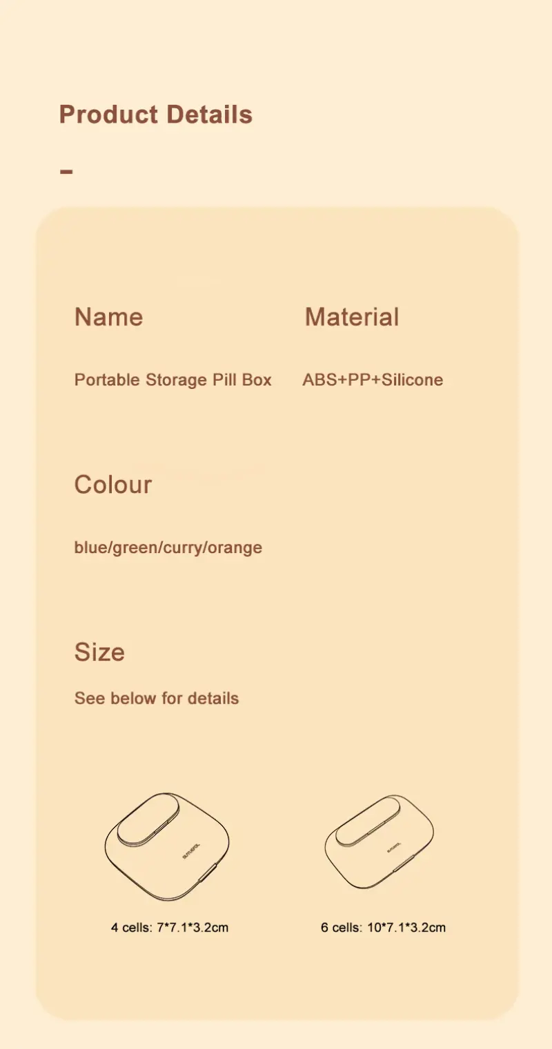 Compact & Stylish Pill Organizer BS1346J S (15)