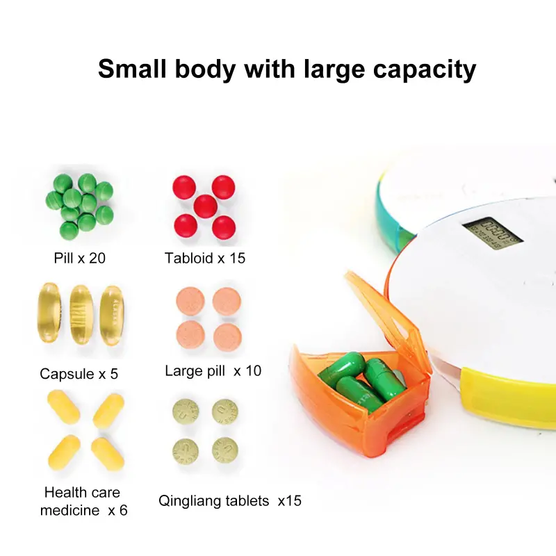 Electronic Portable Pill Organizer BS1363J (1)