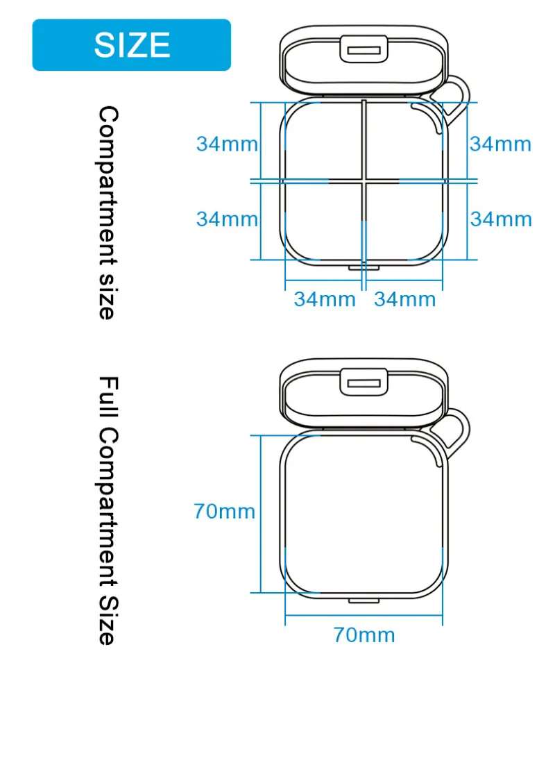 Mini Portable Round Pill Box with Lanyard BS1355J (3)