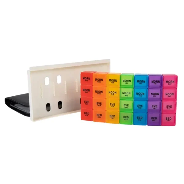 Pill Organizer with PU Leather Travel Case BS0268J (5)