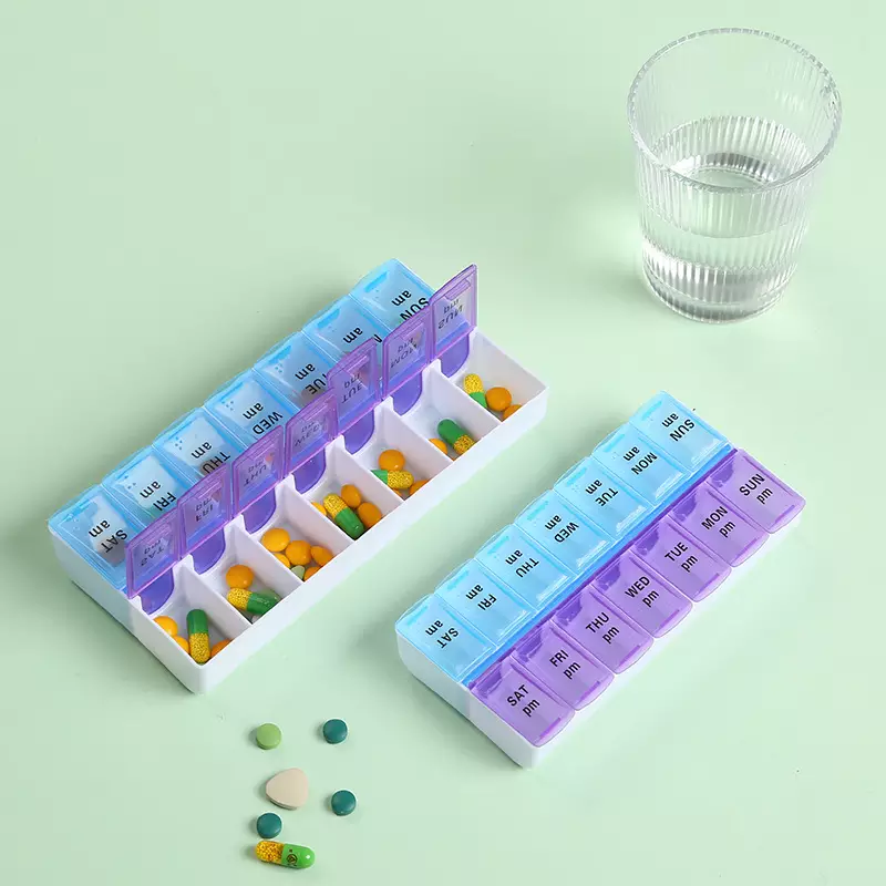 Weekly Pill Box AM PM (6)