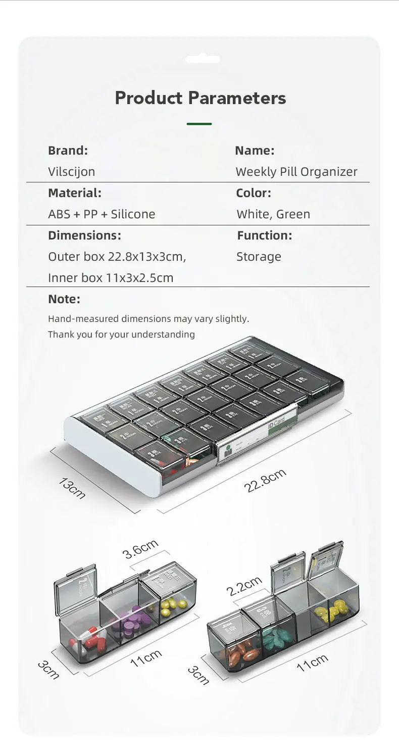 Weekly Pill Box (14)