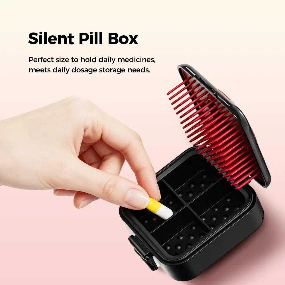 Silent Portable Pill Box (10)