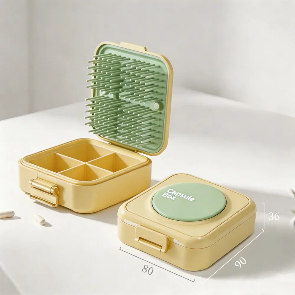 Silent Portable Pill Box (6)