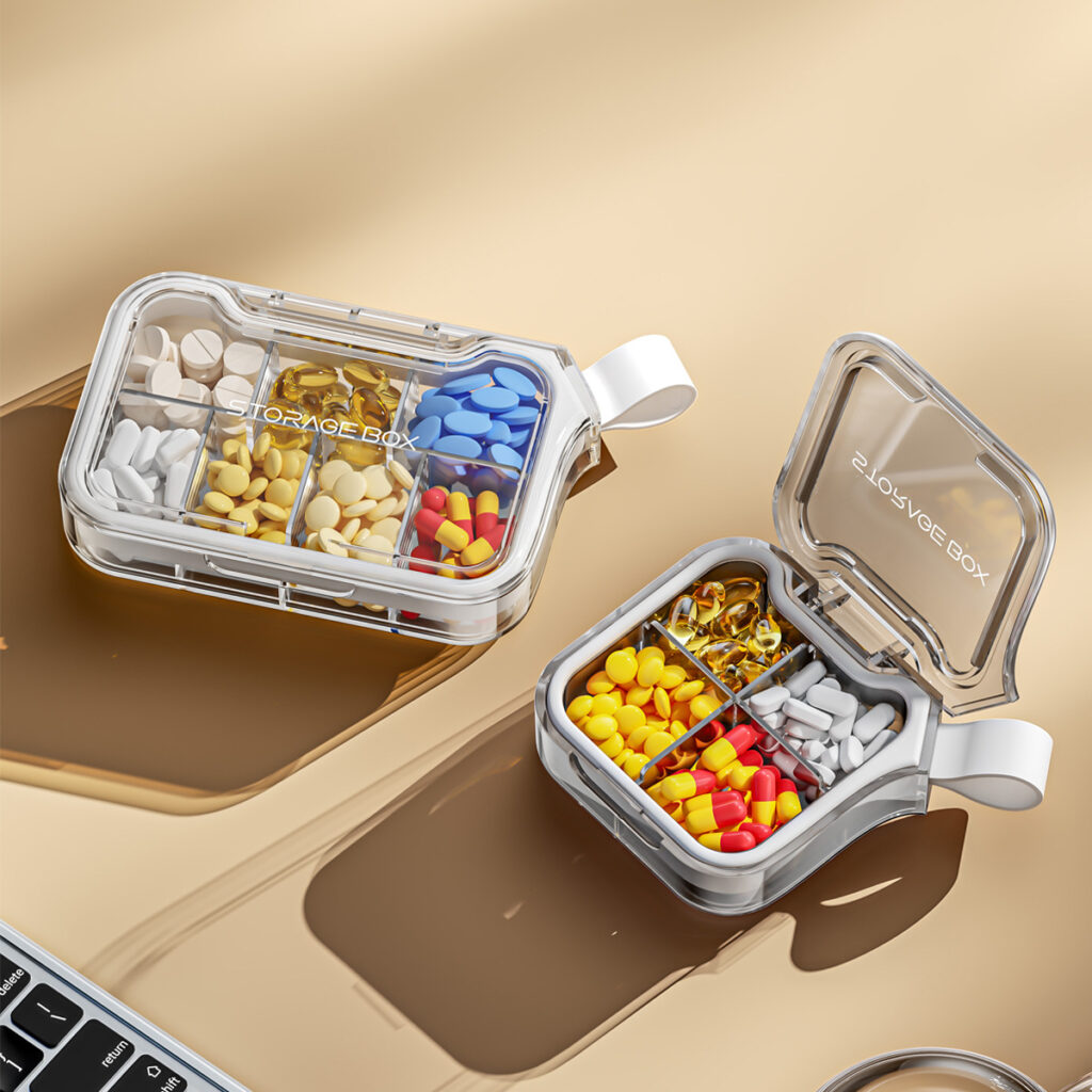 7 Day Portable Medication Organizer
