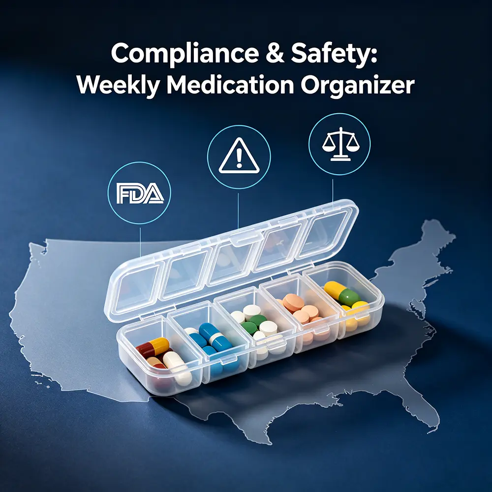 Pill Organizer Regulations USA FDA, PPPA & Prop 65 Guide