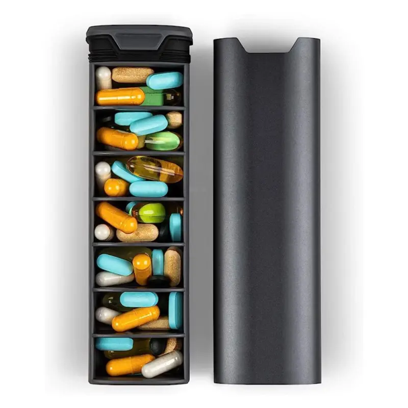 Aluminum Alloy Pill Organizer (4)