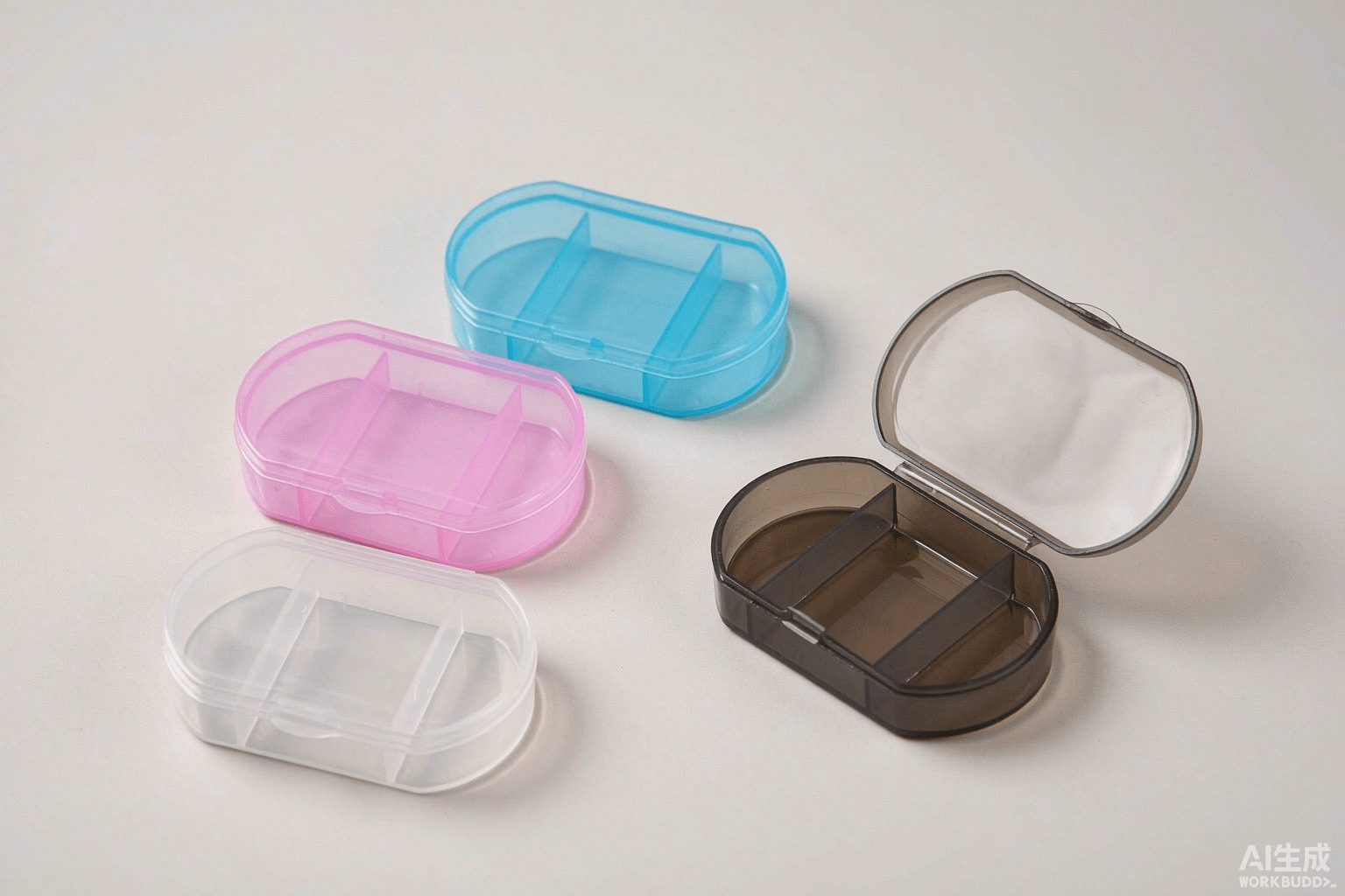 custom 3 compartment daily pill box professional photo