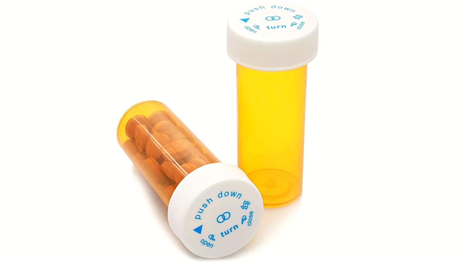 amber and opaque containers used for light-protective packaging