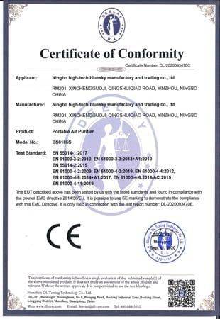 CE certificate